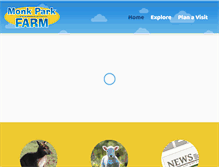 Tablet Screenshot of monkparkfarm.co.uk